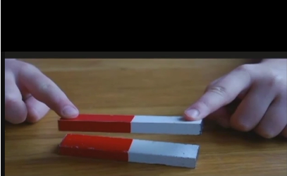 two magnets opposing each other