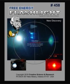 front cover of free energy flashlight plans