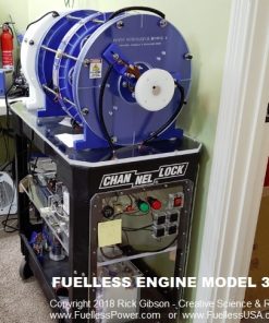 New and Blue Fuelless Engine Model 3 SP500 Generator