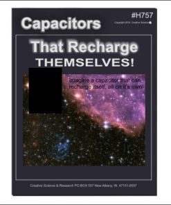 Capacitors that recharge themselves, Plans book cover order number H757