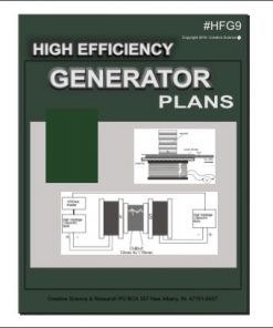 High Efficiency Generator Plans book cover order number HFG9